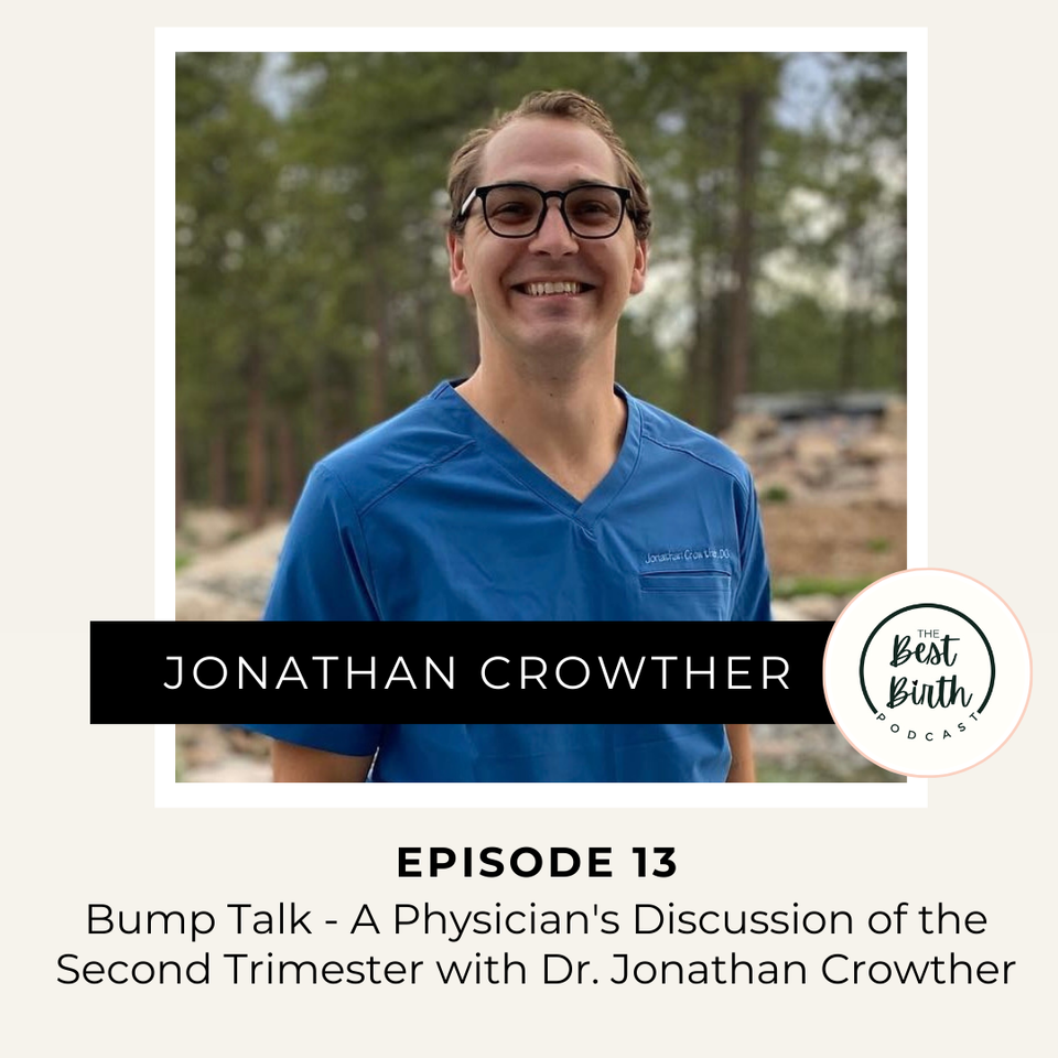 The Best Birth Episode 13 - Bump Talk - A Physician's Discussion of the Second Trimester with Dr. Jonathan Crowther